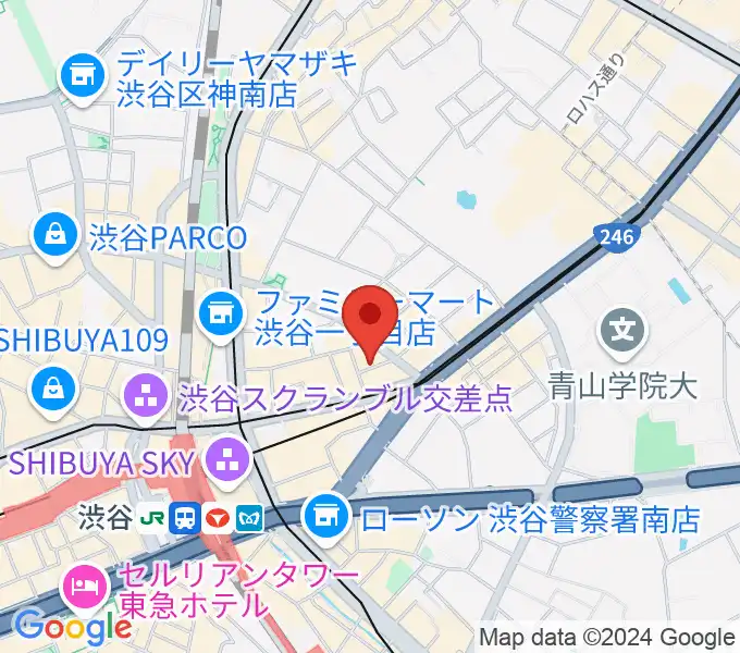 渋谷HOMEの地図