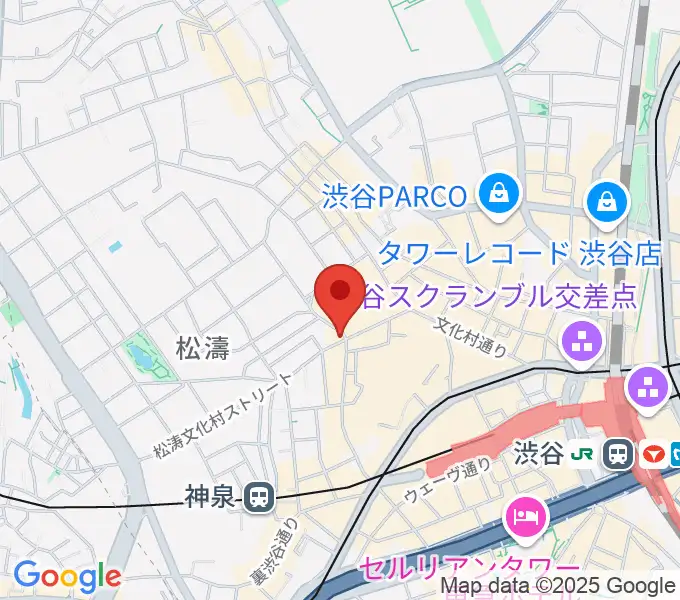 サラヴァ東京の地図