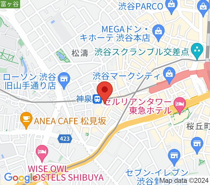 渋谷ランタンの場所