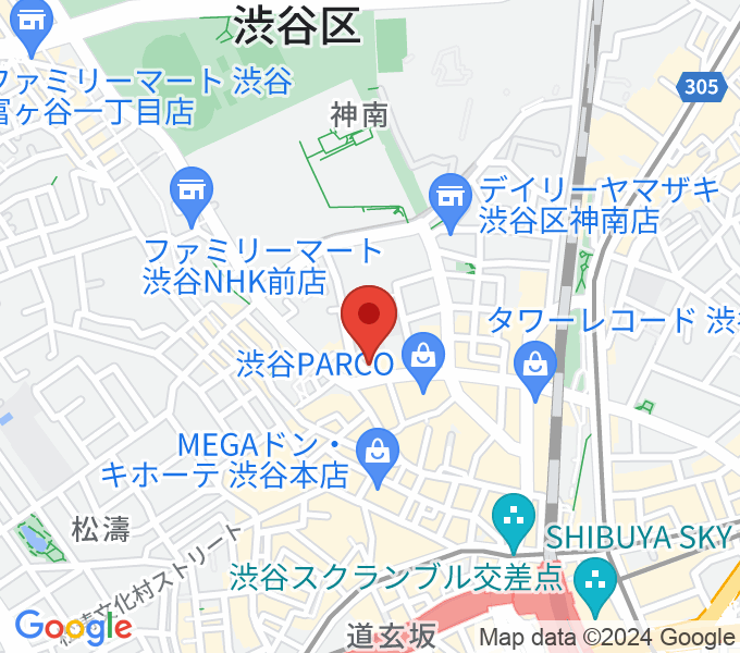 渋谷BALLの場所