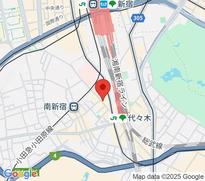 代々木ナルの地図