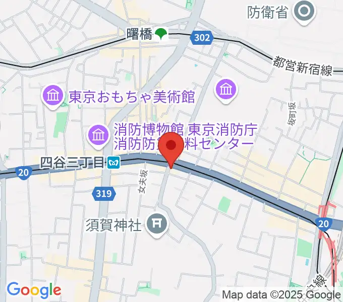 四谷蟻ん子の地図