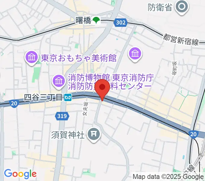 四谷蟻ん子の地図