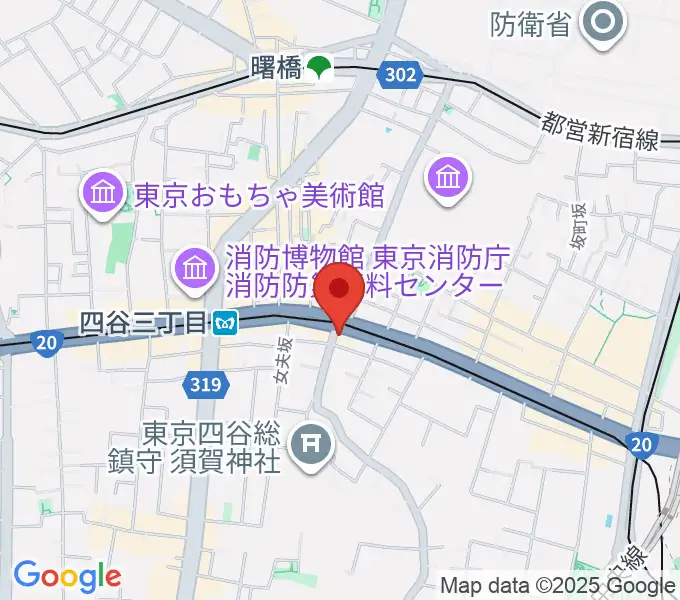 四谷蟻ん子の地図