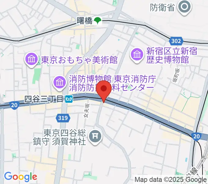 四谷蟻ん子の地図