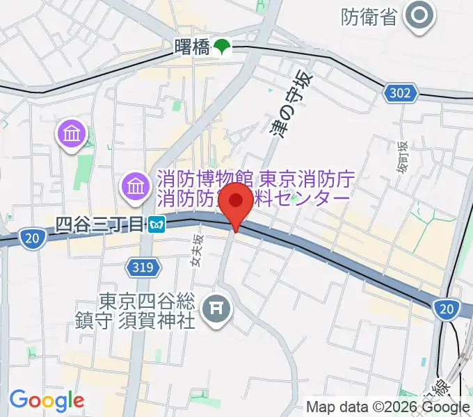 四谷蟻ん子の地図
