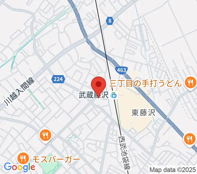 音降りそそぐ武蔵ホールの地図