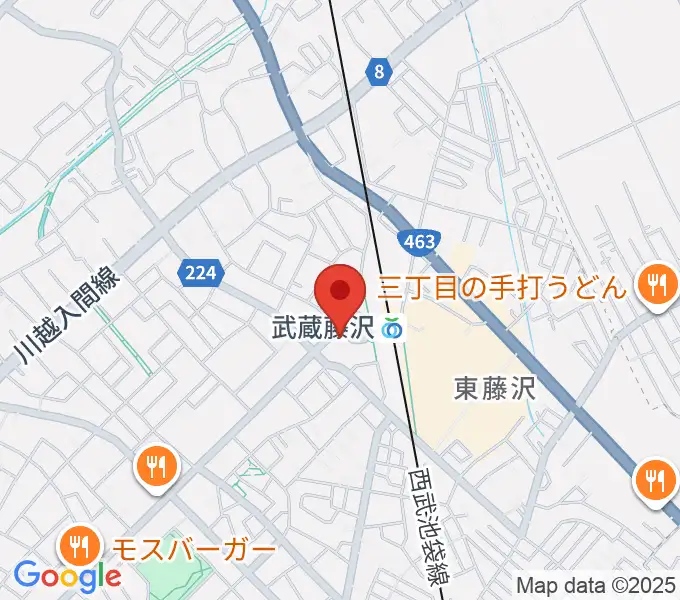 音降りそそぐ武蔵ホールの地図