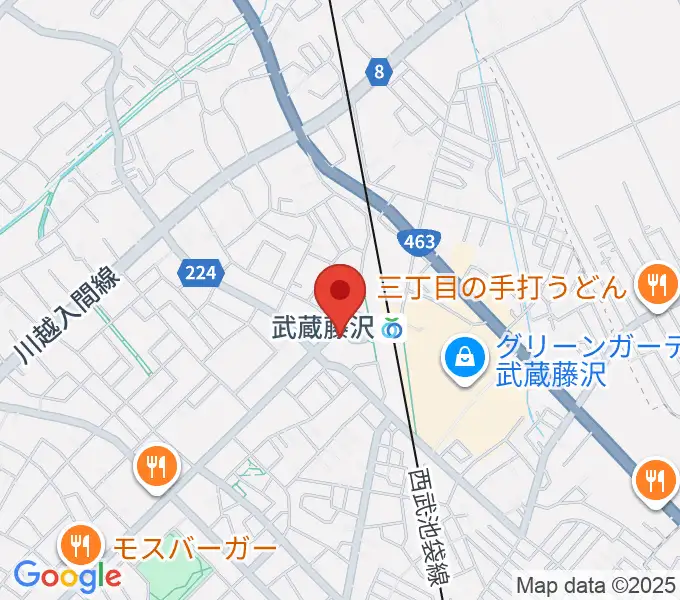 音降りそそぐ武蔵ホールの地図