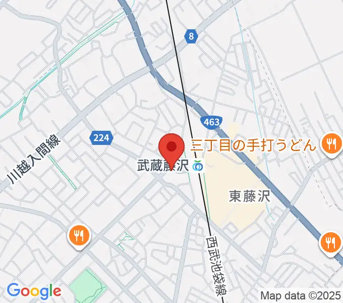 音降りそそぐ武蔵ホールの地図