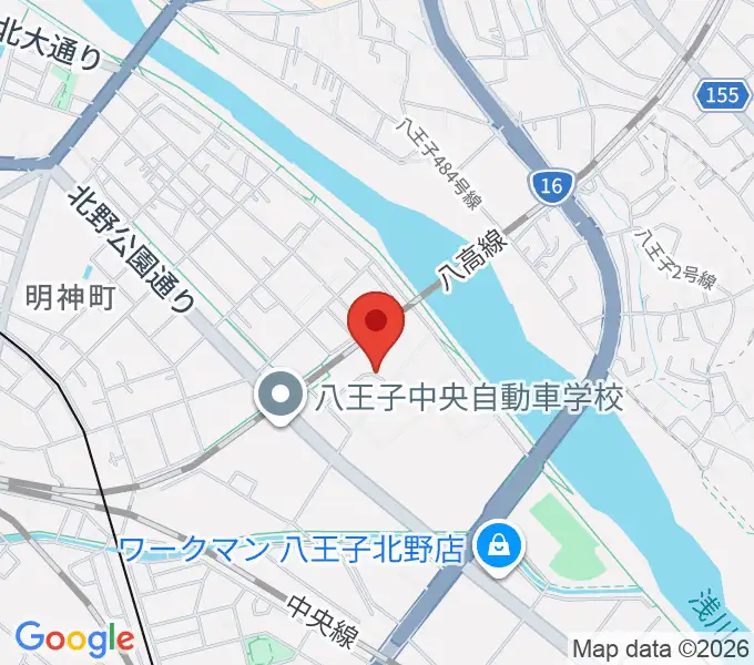 あったかホール 八王子市北野環境学習センターの地図