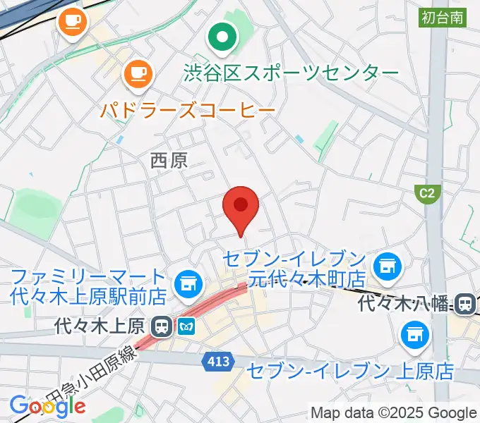 ムジカーザの地図