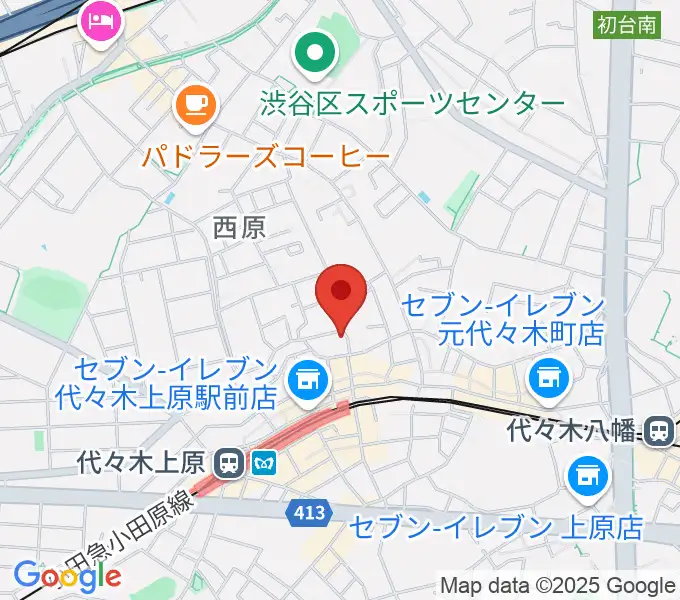 ムジカーザの地図