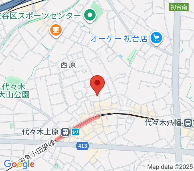 ムジカーザの地図