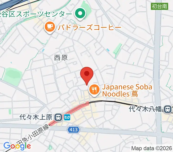 ムジカーザの地図