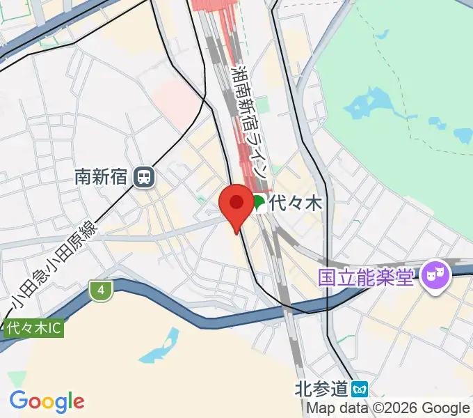 代々木Zher the ZOOの地図