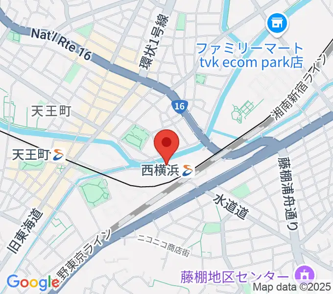 西横浜エルプエンテの地図