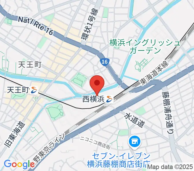 西横浜エルプエンテの地図