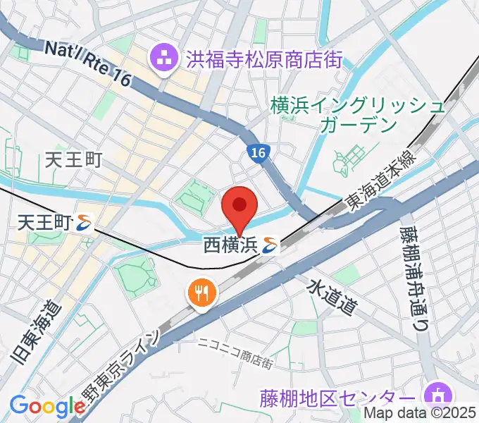 西横浜エルプエンテの地図