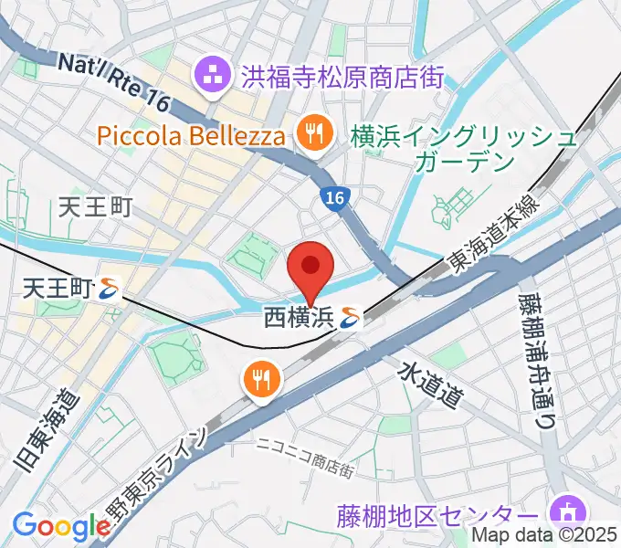 西横浜エルプエンテの地図
