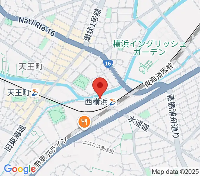 西横浜エルプエンテの地図