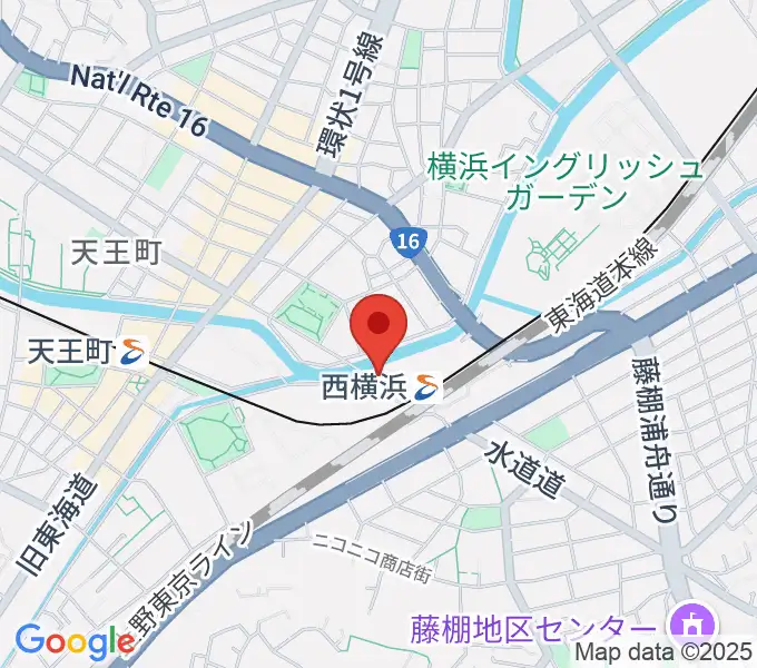西横浜エルプエンテの地図