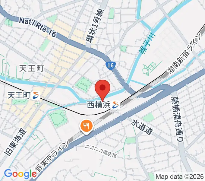 西横浜エルプエンテの地図