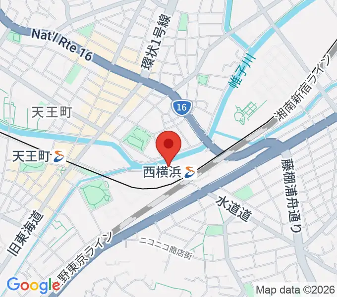 西横浜エルプエンテの地図