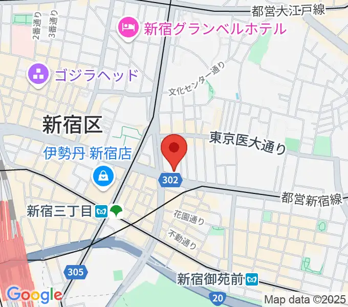 新宿ミノトール2の地図
