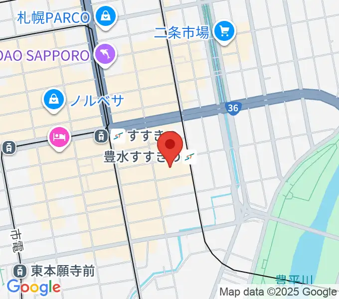 札幌エスプレッシーボの地図