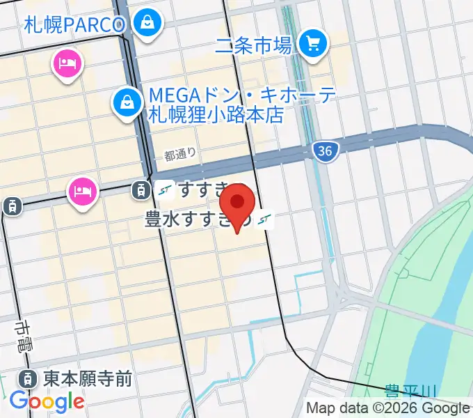 札幌エスプレッシーボの地図