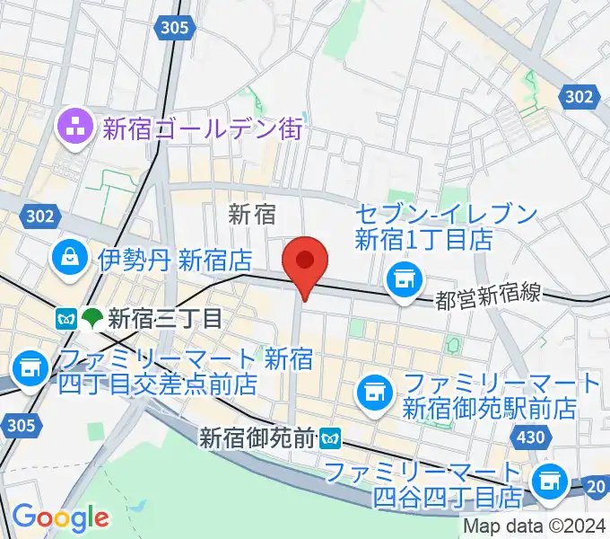 新宿SOMEDAYの地図