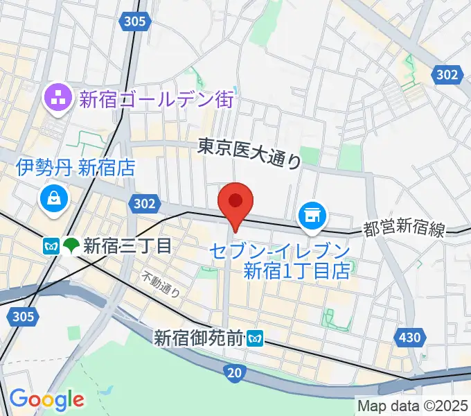 新宿SOMEDAYの地図