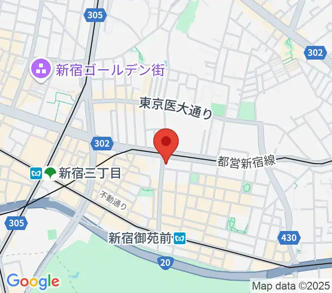 新宿SOMEDAYの地図