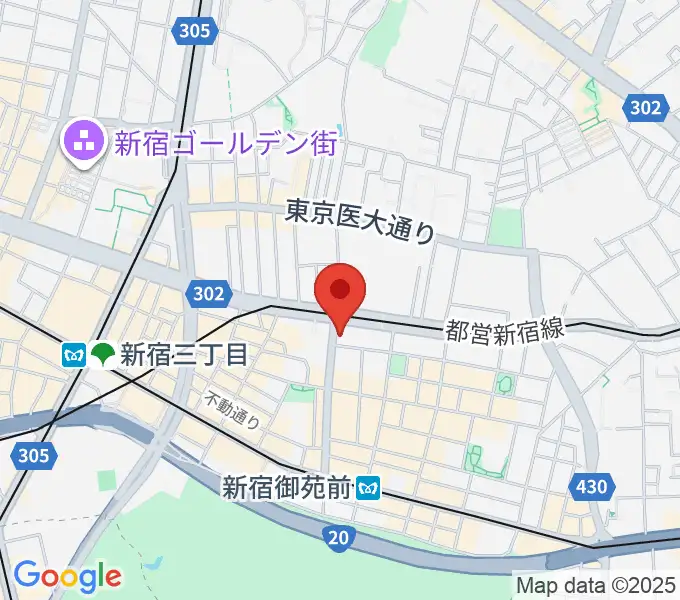新宿SOMEDAYの地図