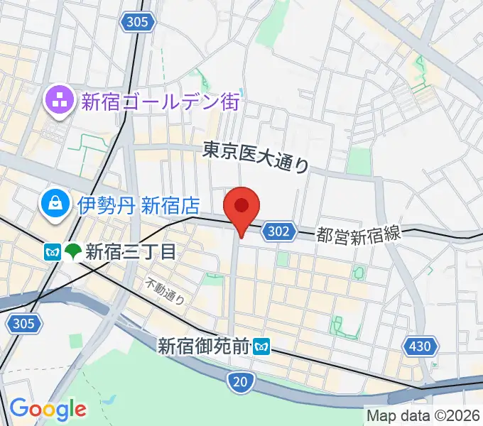 新宿SOMEDAYの地図