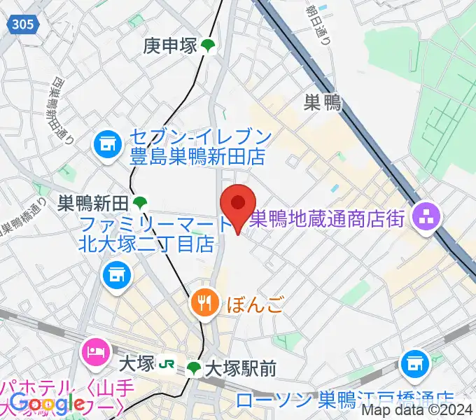 大塚GRECOの地図