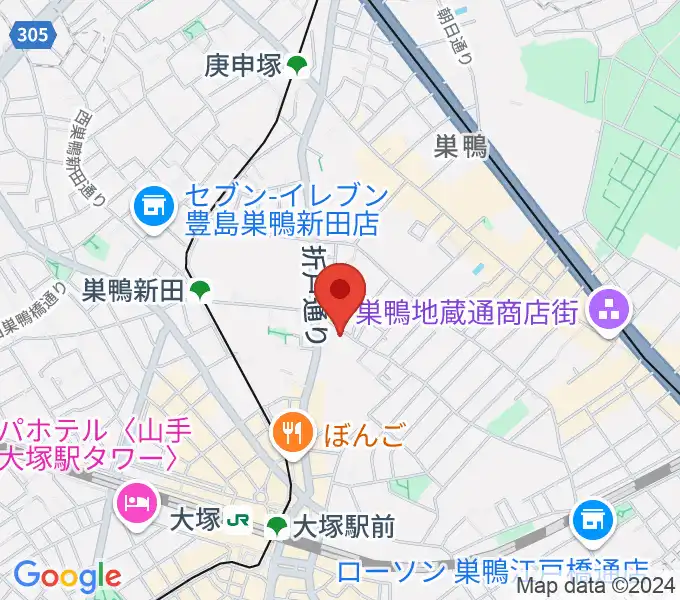 大塚GRECOの地図