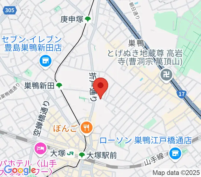 大塚GRECOの地図