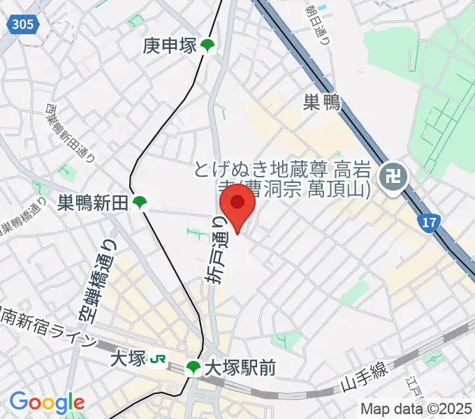 大塚GRECOの地図