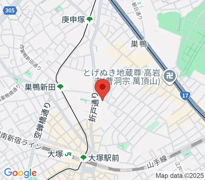 大塚GRECOの地図