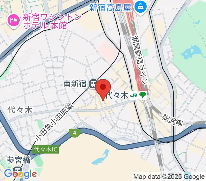 代々木Barbaraの地図
