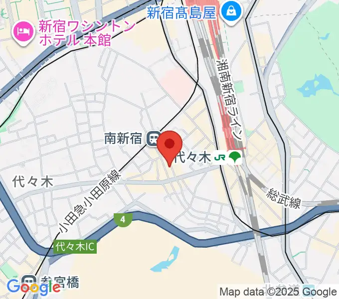 代々木Barbaraの地図