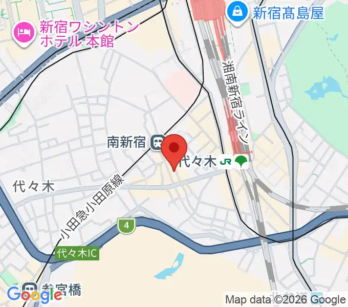 代々木Barbaraの地図