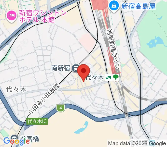 代々木Barbaraの地図