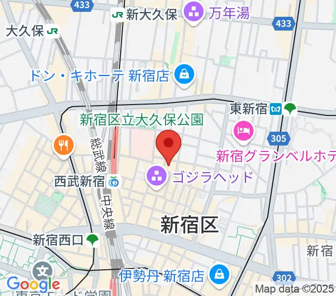 ACB HALLの地図