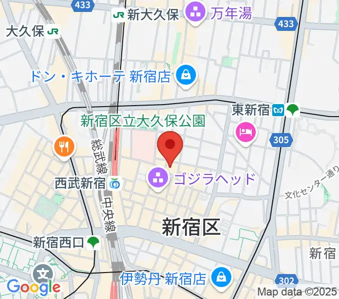 ACB HALLの地図