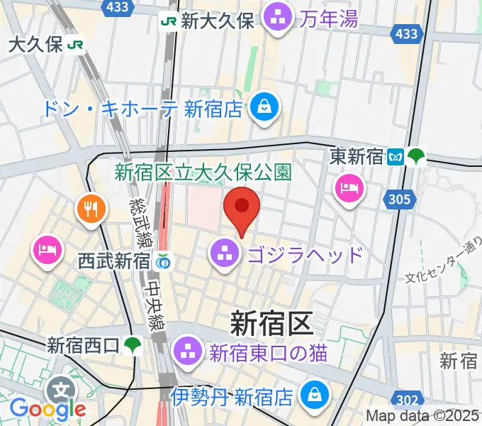 ACB HALLの地図
