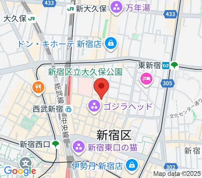 ACB HALLの地図