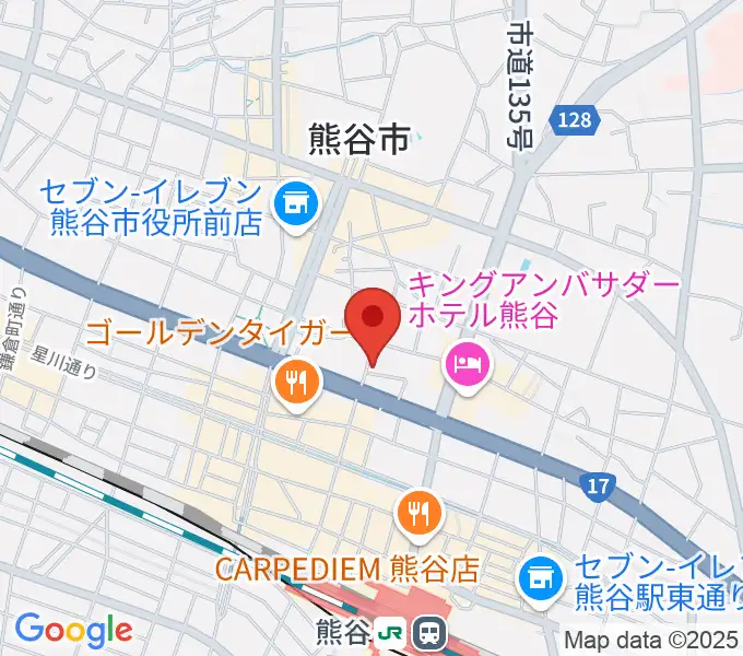 ヘブンズロック熊谷VJ-1の地図
